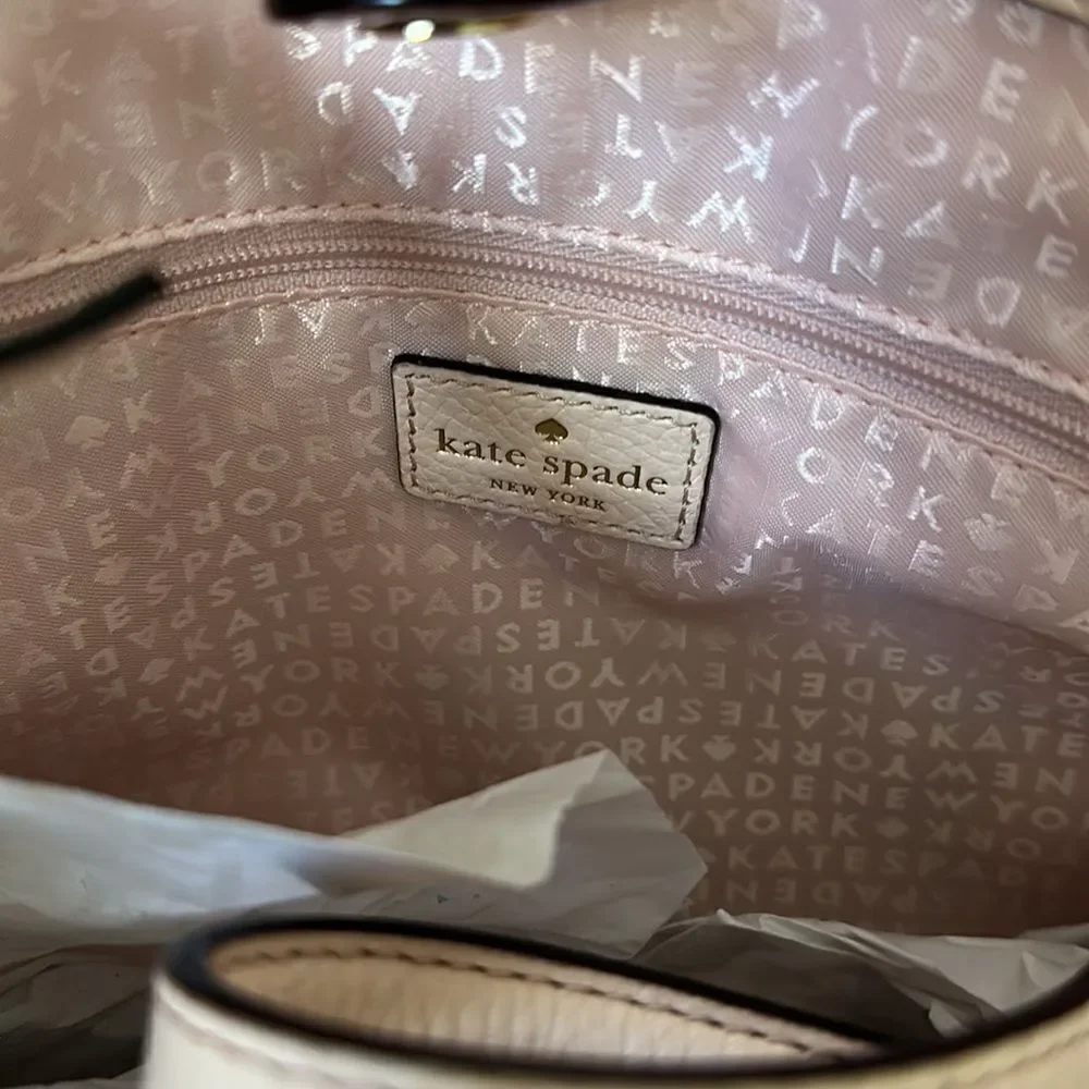 New Kate Spade Mulberry Street Leighann Pebble Leather Crossbody Tote